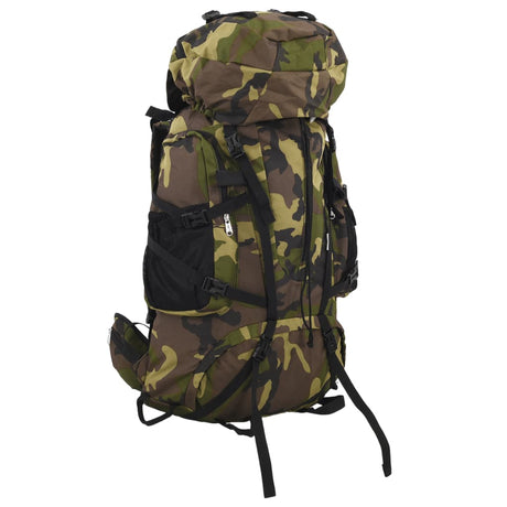 VidaXL Wanderrucksack 80 l Camouflage Oxford-Stoff grün