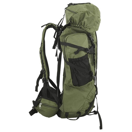 VidaXL Wanderrucksack 80 l Oxford-Stoff Armeegrün