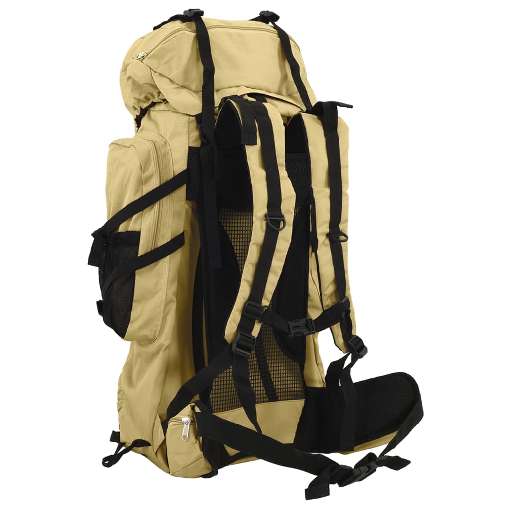 Vidaxl Wanderrucksack 80 l Oxford-Stoff khakifarben