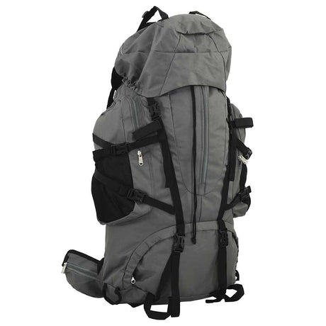 VidaXL Wanderrucksack 100 l Oxford-Stoff grau