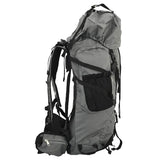VidaXL Wanderrucksack 100 l Oxford-Stoff grau