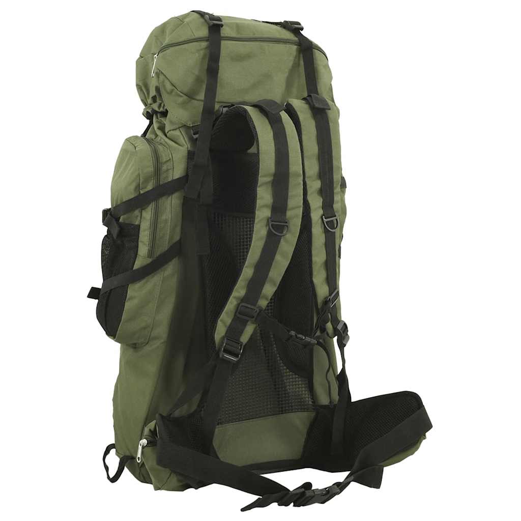 VidaXL Wanderrucksack 100 l Oxford-Stoff Armeegrün