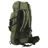VidaXL Wanderrucksack 100 l Oxford-Stoff Armeegrün