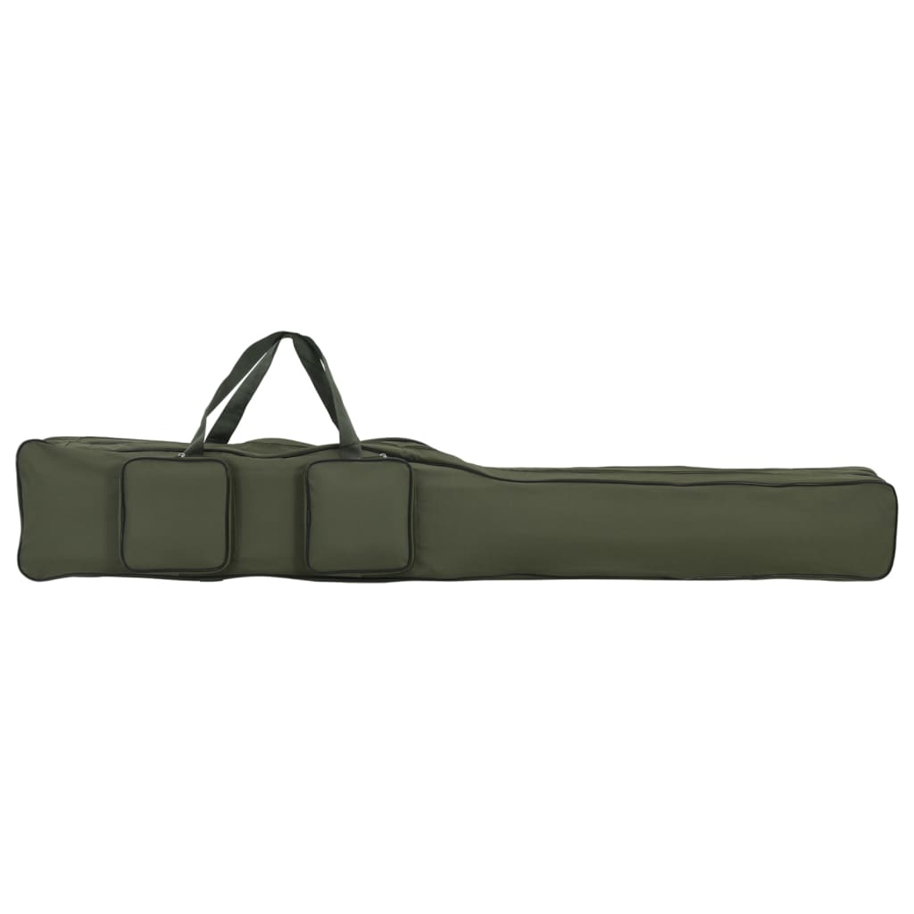 VidaXL Angelrutentasche 160 cm Oxford-Stoff dunkelgrün