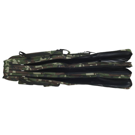 VidaXL Angelrutentasche 150 cm Camouflage Oxford-Stoff grün