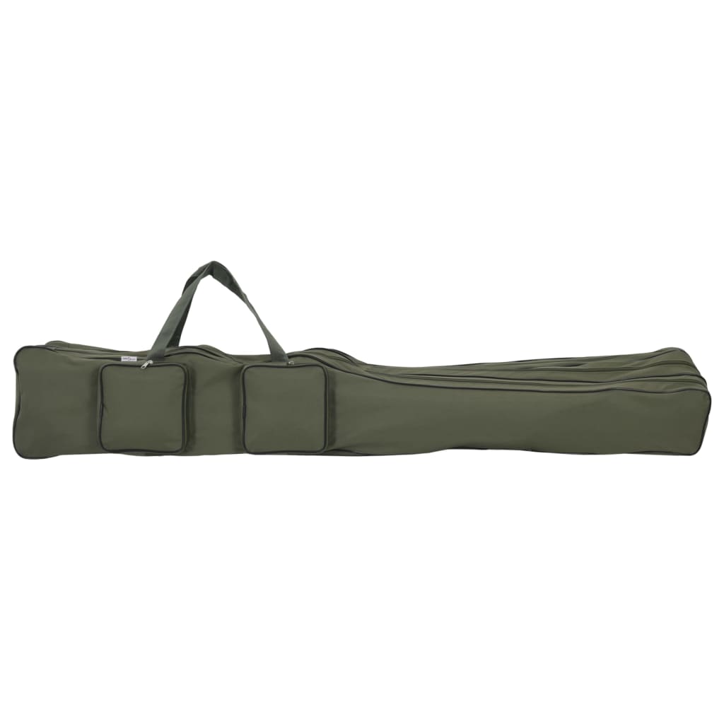 VidaXL Angelrutentasche 160 cm Oxford-Stoff dunkelgrün