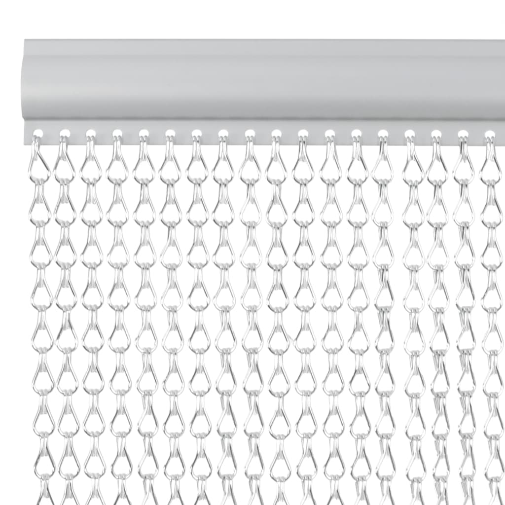 Vidaxx Fliegenvorhangketten 56x186 cm Aluminium
