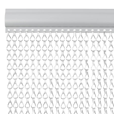 Vidaxx Fliegenvorhangketten 56x202 cm Aluminium