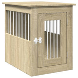 Vidaxxl Hundebox 45x62x59 cm, Holzwerkstoff Sonoma-Eiche farbig