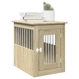 Vidaxxl Hundebox 45x62x59 cm, Holzwerkstoff Sonoma-Eiche farbig