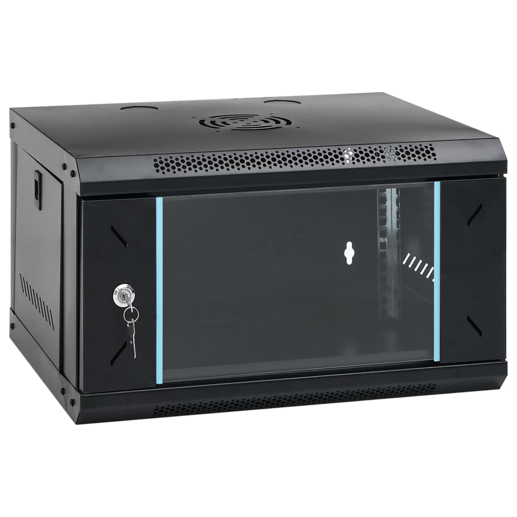 Vidaxxl Netzwerkschrank Wandmontage 6h 19 IP20 53x40x30 cm