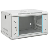 Vidaxxl Netzwerkschrank Wandmontage 6h 19 IP20 53x40x30 cm