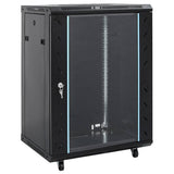 Vidaxxl Netzwerkschrank mit Drehrädern 15u IP20 19 53x40x80 cm