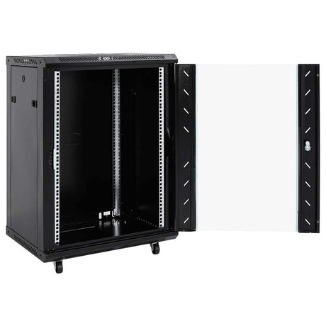Vidaxx 15u Netzwerkschrank mit drehbaren Beinen 19 IP20 60x45x86 cm