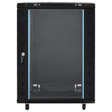 Vidaxxl Netzwerkschrank mit Drehrädern 15u IP20 19 53x40x80 cm