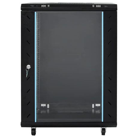 Vidaxxl Netzwerkschrank mit Drehrädern 15u IP20 19 53x40x80 cm