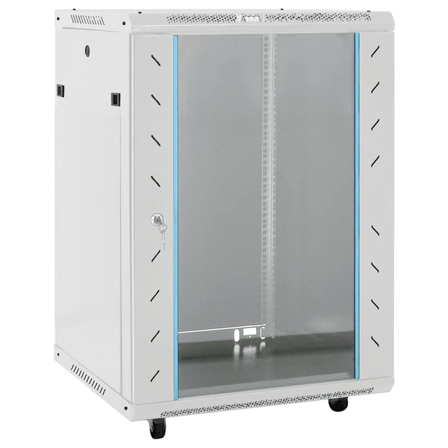 Vidaxxl Netzwerkschrank mit Drehrädern 15u 19 ip20 60x45x86 cm