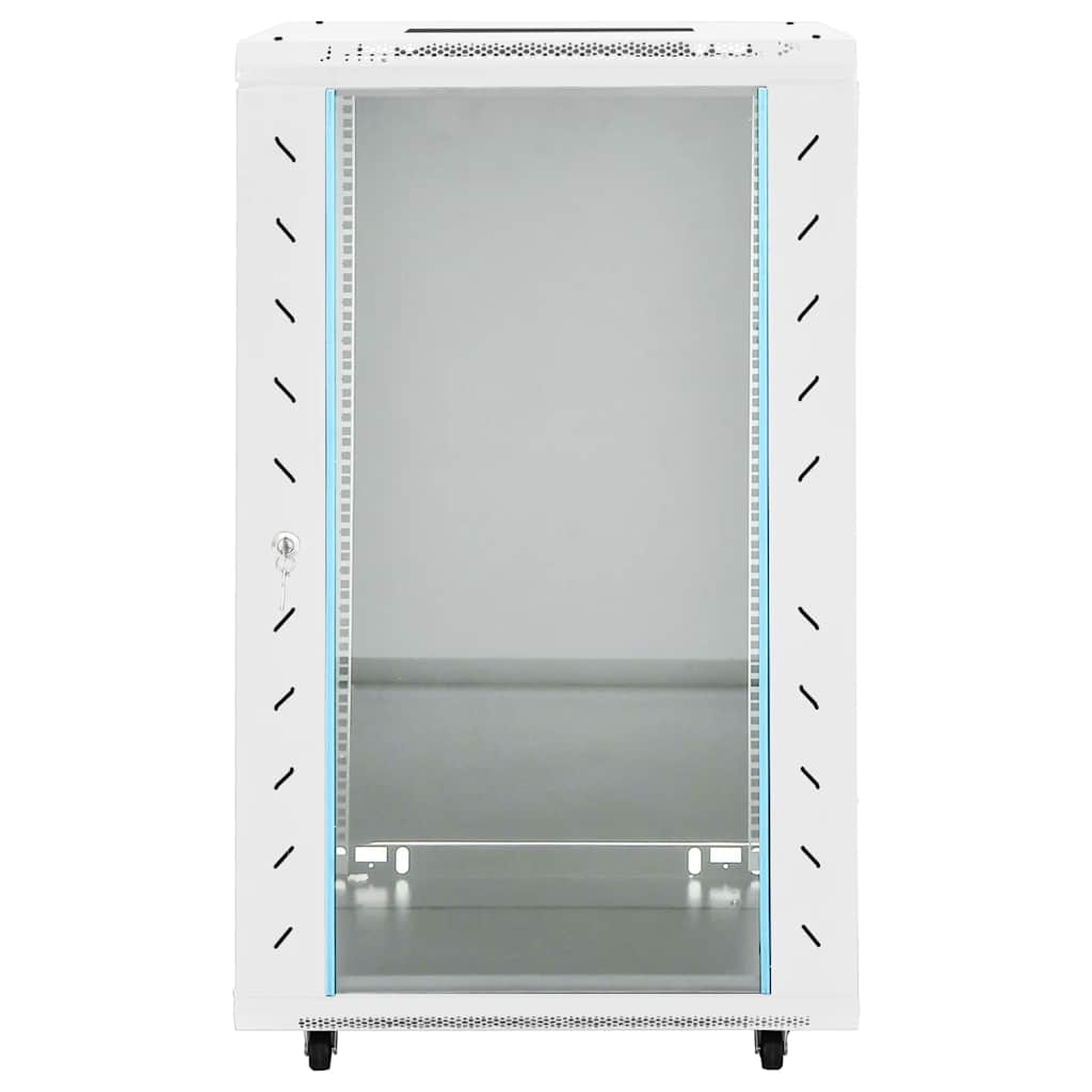 VidaXL Netzwerkschrank mit Rollen 18U 19 IP20 60x60x100 cm