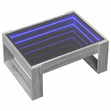 Vidaxl salontafel met infinity led 70x53x30 cm grijs sonoma eikenkleur