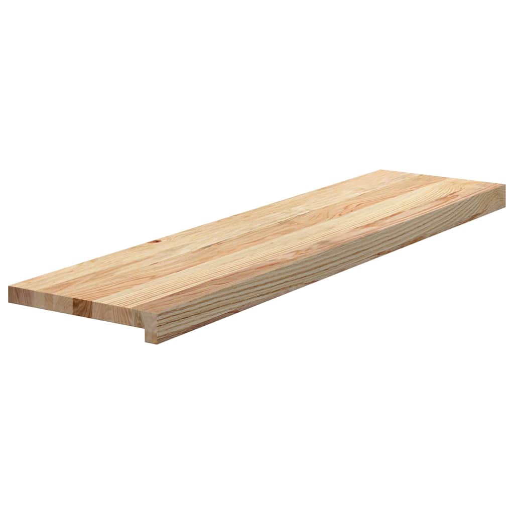 Vidaxx Treppenstufen 4 Stück 100x25x2 cm unbehandelte massive Eiche