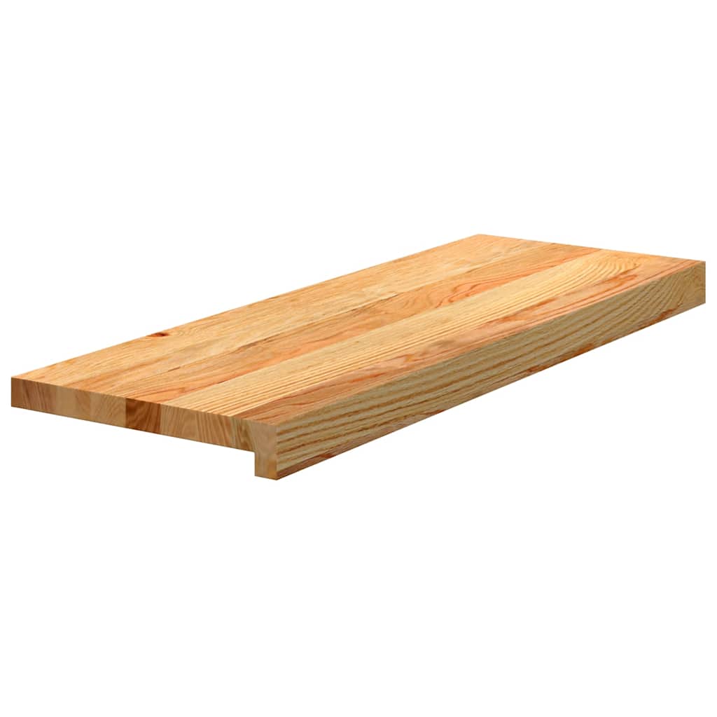 Vidaxx Treppenstufen 8 Stk. 70x25x2 cm Eiche massiv hellbraun