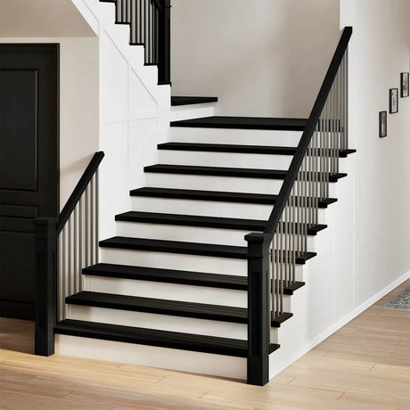 Vidaxx Treppenstufen 4 Stk. 110x25x2 cm massive Eiche dunkelbraun