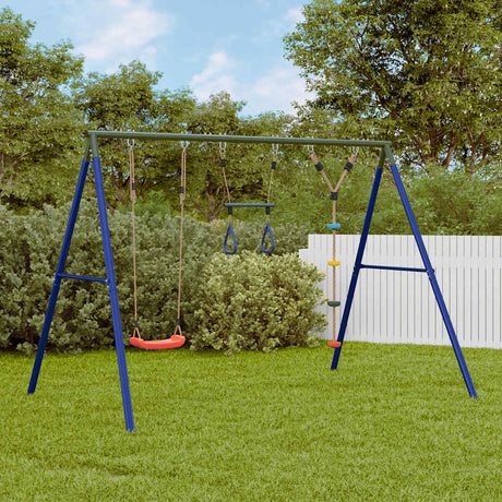 Vidaxl schommelset met schommel, trapeze en klimtouw met schijven