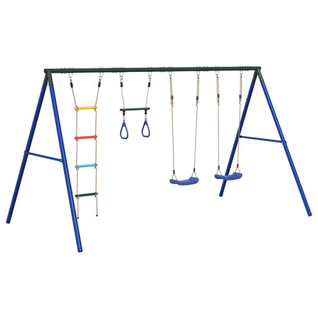Vidaxl schommelset met schommels, trapeze en ladder