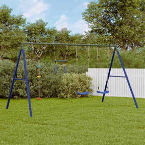 Vidaxl schommelset met schommels, trapeze en klimschommel met schijven