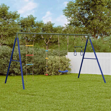 Vidaxl schommelset met schommel, trapeze, ladder en klimtouw