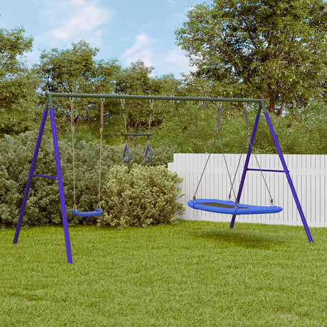 Vidaxl schommelset met schommel, trapeze en nestschommel