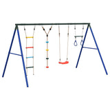 Vidaxl schommelset met schommel, trapeze, ladder en klimtouw