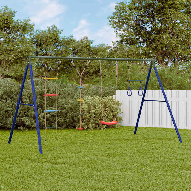 Vidaxl schommelset met schommel, trapeze, ladder en klimtouw