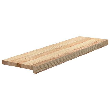 Vidaxx Treppenstufen 2 Stück 90x30x2 cm unbehandelte massive Eiche