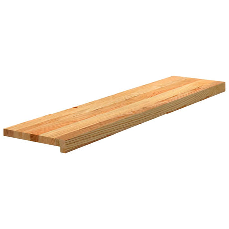 Vidaxx Treppenstufen 2 Stk. 110x25x2 cm Eiche massiv hellbraun