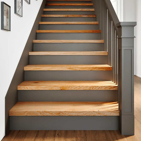 Vidaxx Treppenstufen 2 Stk. 100x30x2 cm Eiche massiv hellbraun