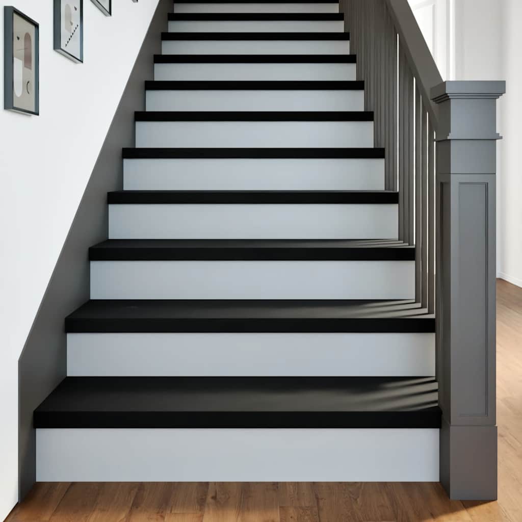 Vidaxx Treppenstufen 2 Stk. 100x25x2 cm massive Eiche dunkelbraun