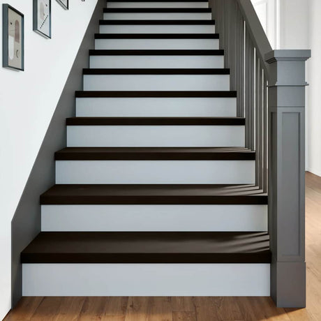 Vidaxx Treppenstufen 2 Stk. 90x30x2 cm massive Eiche dunkelbraun