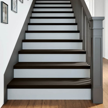 Vidaxx Treppenstufen 2 Stk. 100x30x2 cm massive Eiche dunkelbraun