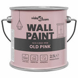 VidaXL Wandfarbe Rosa 2,5 l Wanddruck
