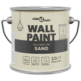 VidaXL Wandfarbe Braun 2,5 l Wanddruck