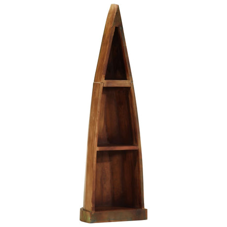 Vidaxl kast bootvorm 39x27x127 cm gerecycled hout