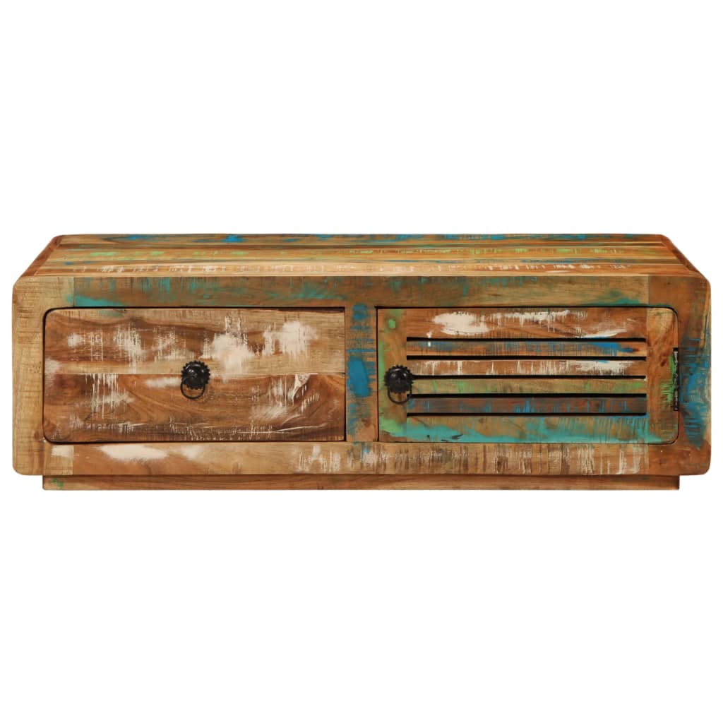 Vidaxl salontafel 89x55x29 cm massief gerecycled hout