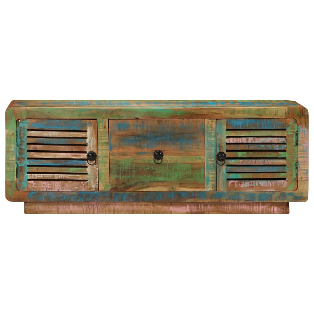 Vidaxl tv-meubel 110x30x40 cm massief gerecycled hout