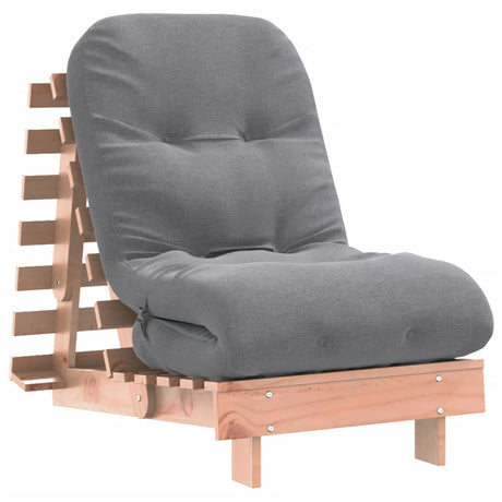 Vidaxl futon slaapbank met matras 60x206x11 cm massief douglashout