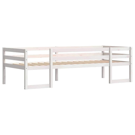 Vidaxl kinderbedframe massief grenenhout wit 90x190 cm