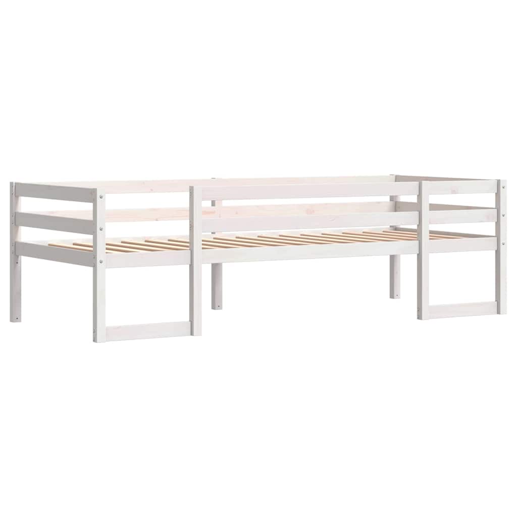 Vidaxl kinderbedframe massief grenenhout wit 75x190 cm