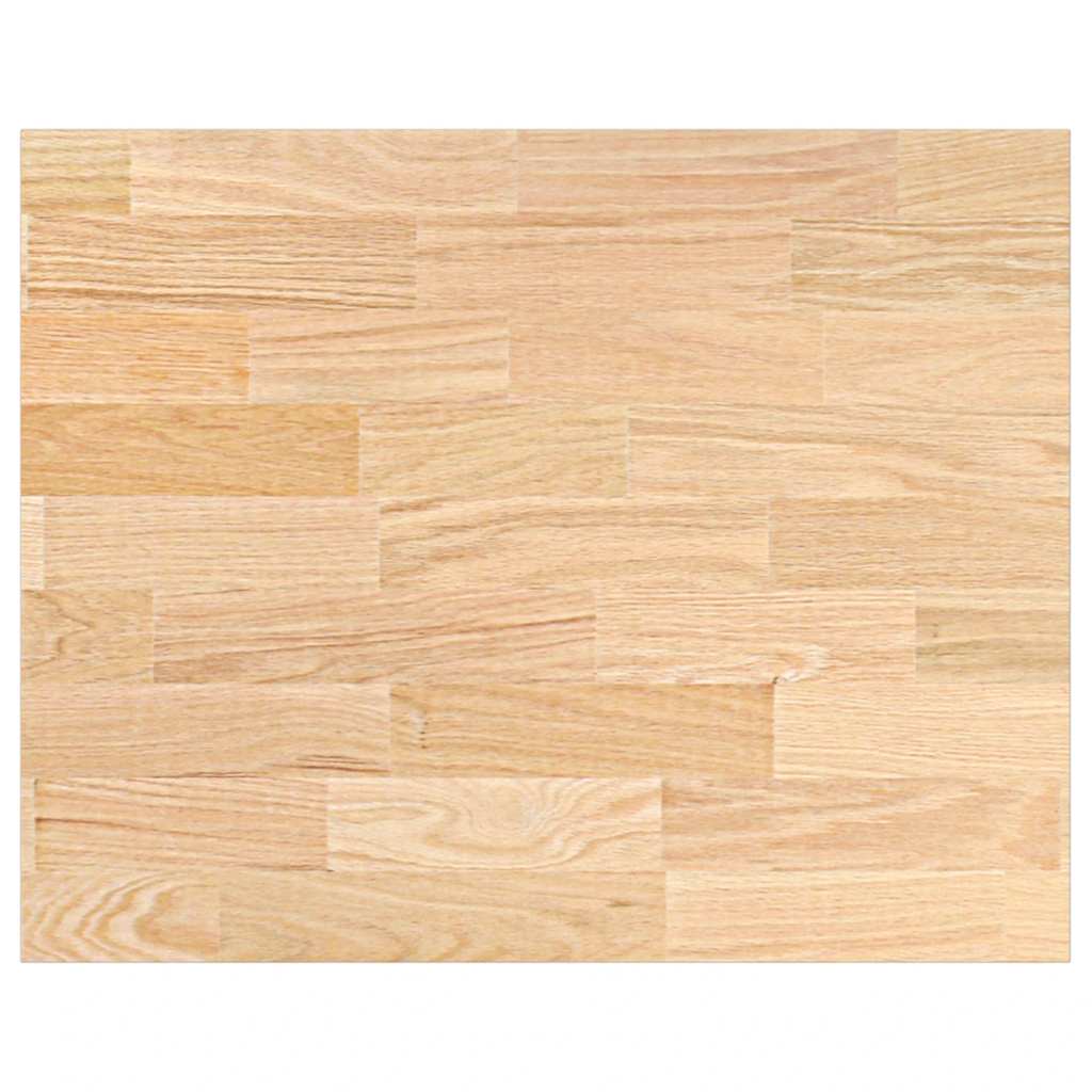 Vidaxl keuken werkblad rechthoekig 80x63,5x2,7 cm massief eikenhout