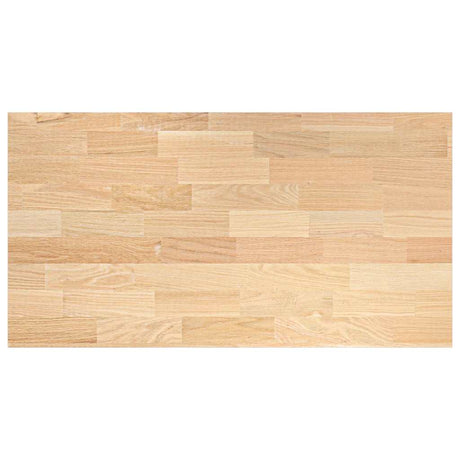Vidaxl keuken werkblad rechthoekig 120x63,5x2,7 cm massief eikenhout