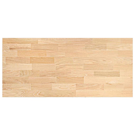 Vidaxl keuken werkblad rechthoekig 140x63,5x2,7 cm massief eikenhout